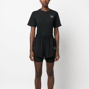 Adidas by Stella McCartney Black Layered Training with Inner Shorts
